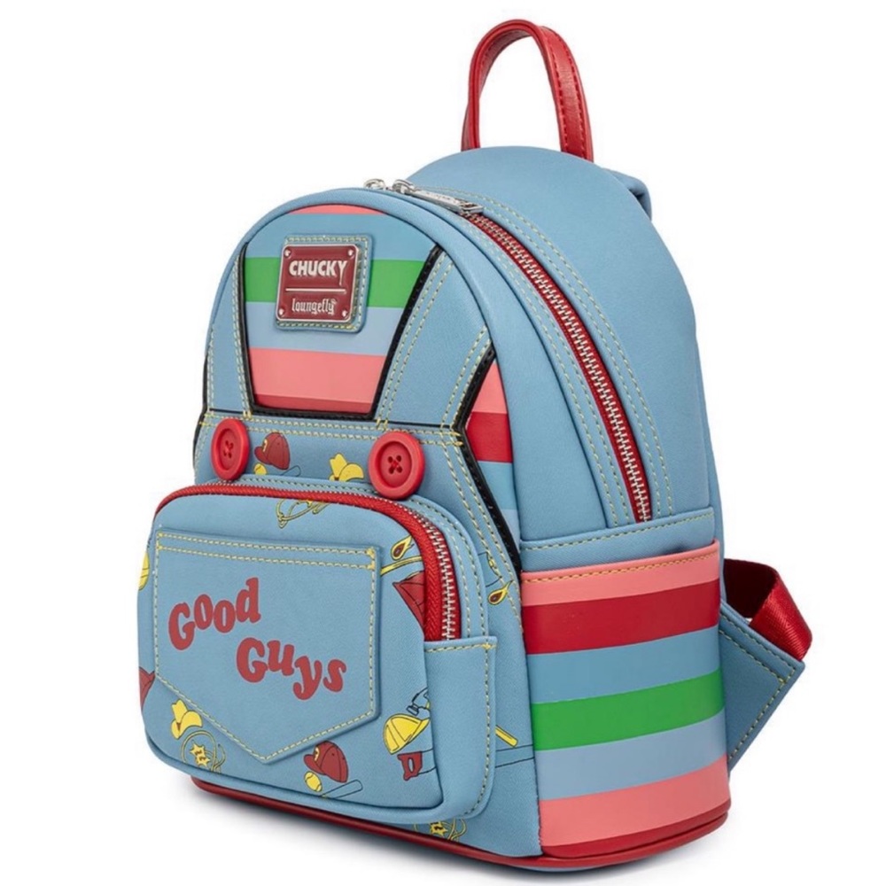 Loungefly Child's Play Chucky Cosplay Mini Backpack - Picture 2 of 6